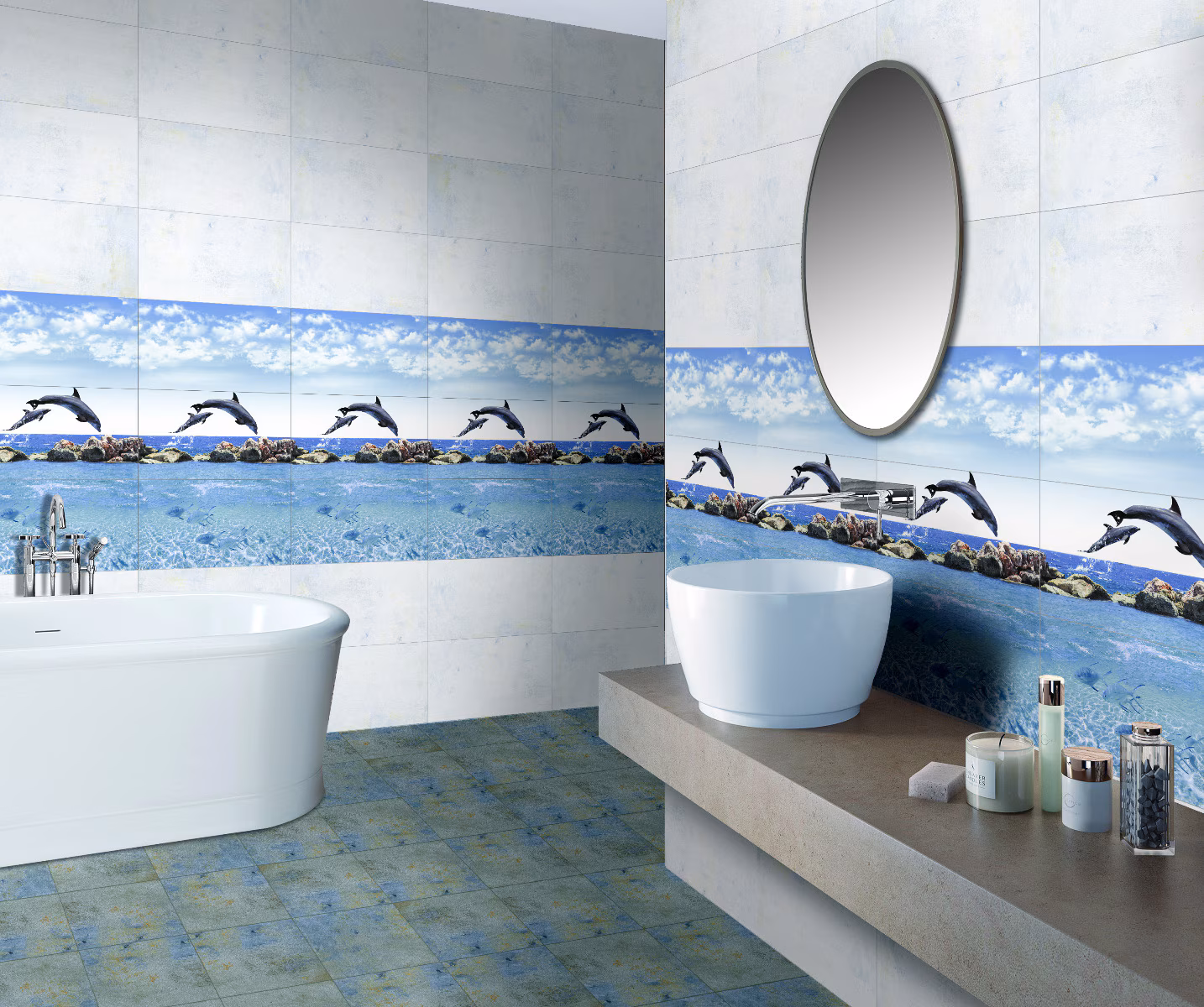 Designer Bathroom Tile 2